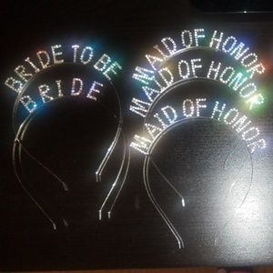 Bachelorette Bride Bridesmaid Headbands